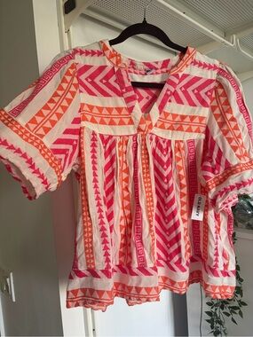 NWT- Geometric Tunic